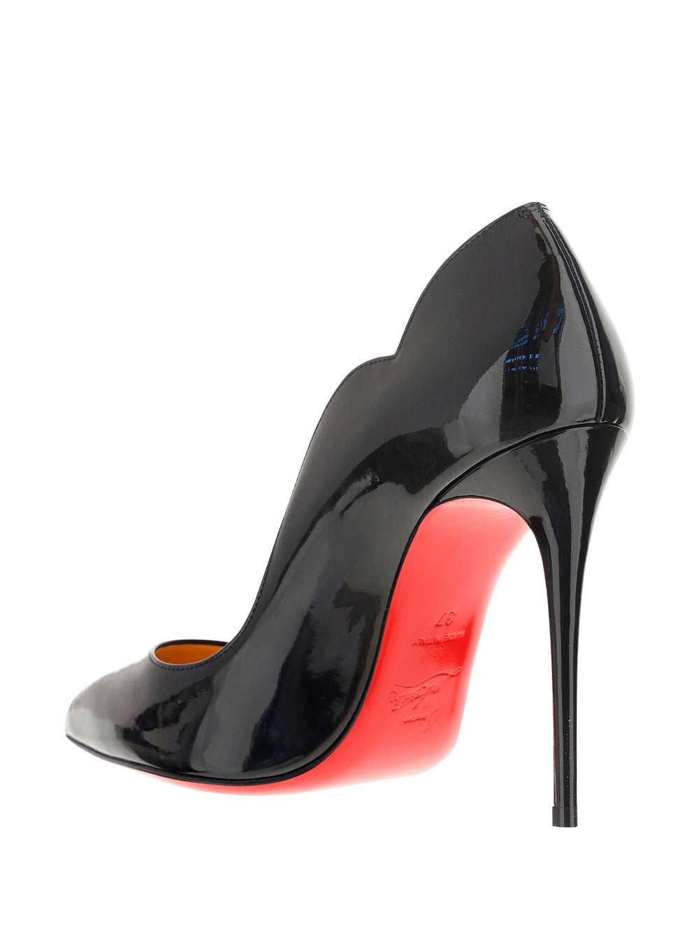 Hot Chick Patent Leather Pumps 100 MM - Black