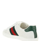 Ace Leather Sneakers - White/Green