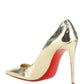 Kate Embossed Patent Leather Pump - Platine