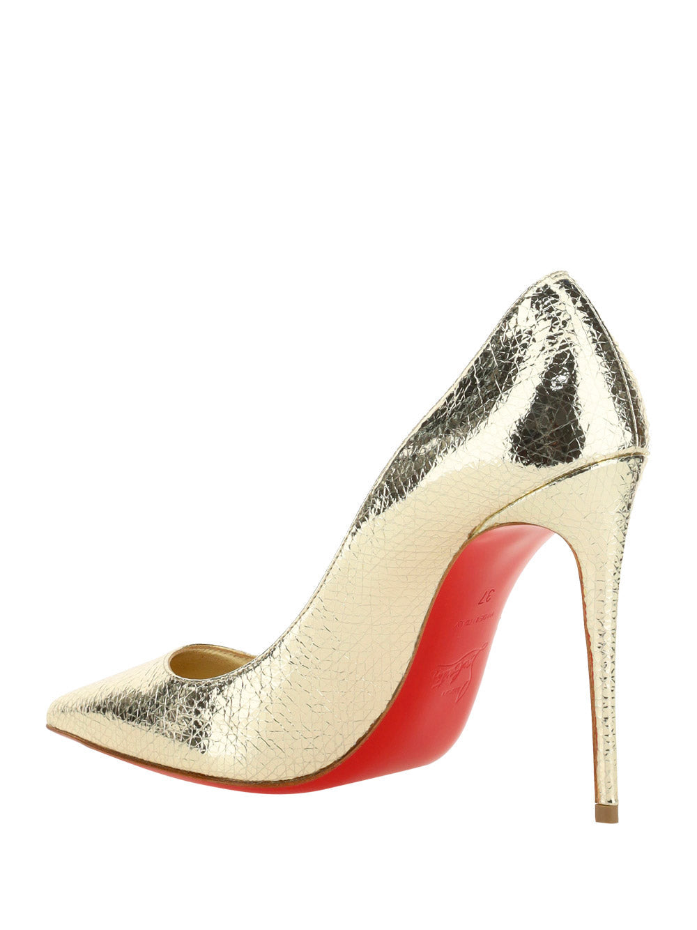 Kate Embossed Patent Leather Pump - Platine