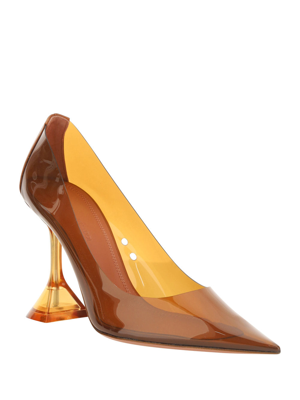 Ami Glass Pump - Brown