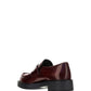Chocolate Brushed Leather Loafers - Porpora Fume