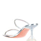 Gilda Metallic Crystal Sandals 70mm - Clear