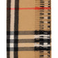The Classic Check Cashmere Scarf - Archive Beige