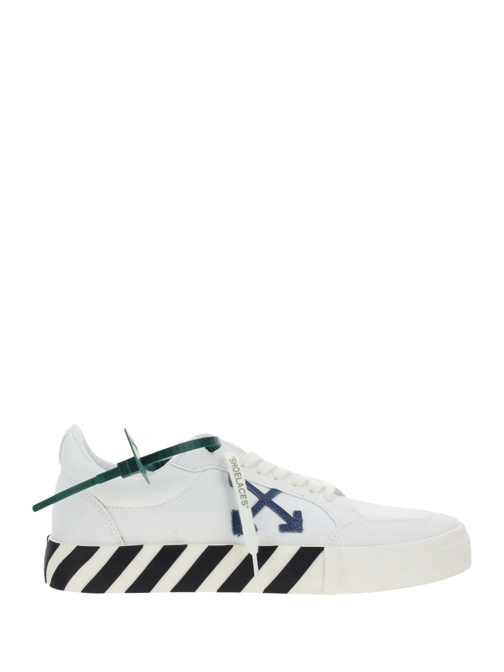 Low Vulcanized Canvas Sneakers - White