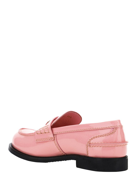 Patent Leather Loafers - Pink