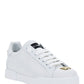 Calfskin Nappa Portofino Sneakers - White