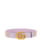 GG Marmont Jumbo GG Belt - Beige/Lilac