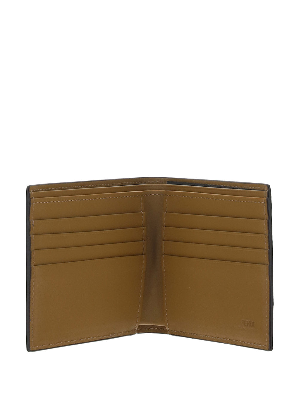 Fabric Bi-fold Wallet - Brown