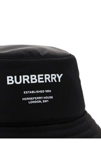 Horseferry Print Nylon Bucket Hat - Black