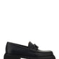 Moccasin With Gancini Ornament - Black