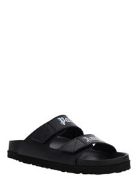 Logo Sandals - Black