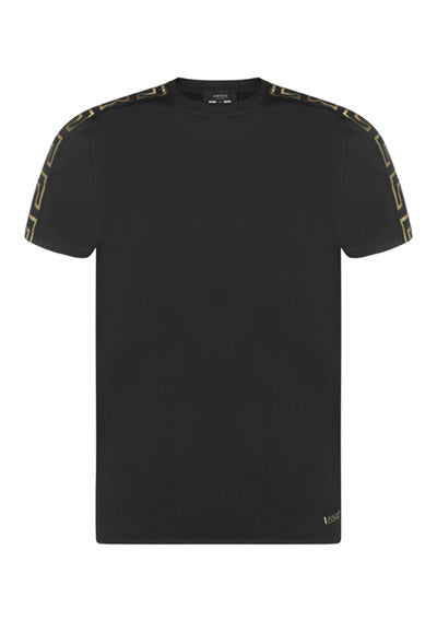 Greca Sports Shirt - Black/Gold