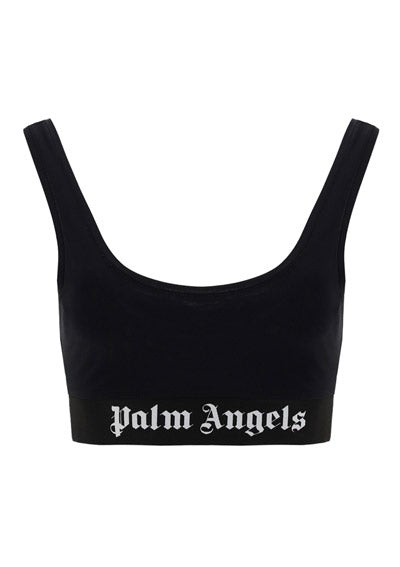 Logo Sports Bra - Black
