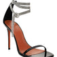 Giorgia Crystal Sandals - Black