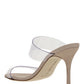 Scolto PVC Open Toe Mules - Beige.