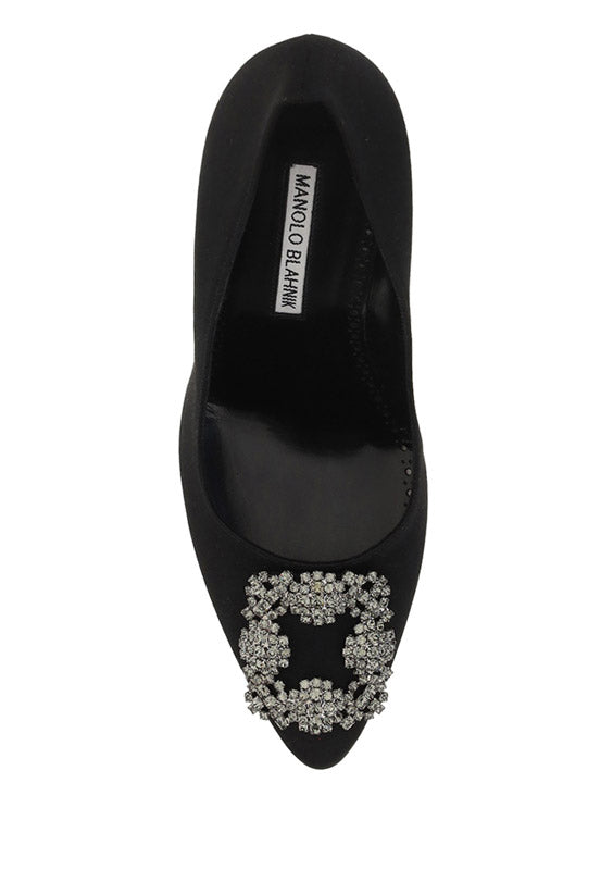 Hangisi 105 Velvet Pumps - Black
