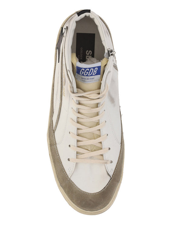 Slide Sneakers - White / Black