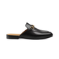 Princetown Leather Slipper - Black