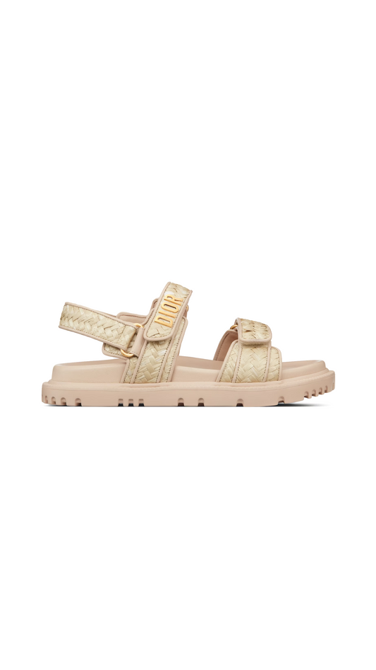 Dioract Raffia Sandals - Beige