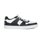 CT-04 Low Lace-up Sneaker in Calfskin - White/Black