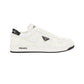 Logo Leather Sneakers - White