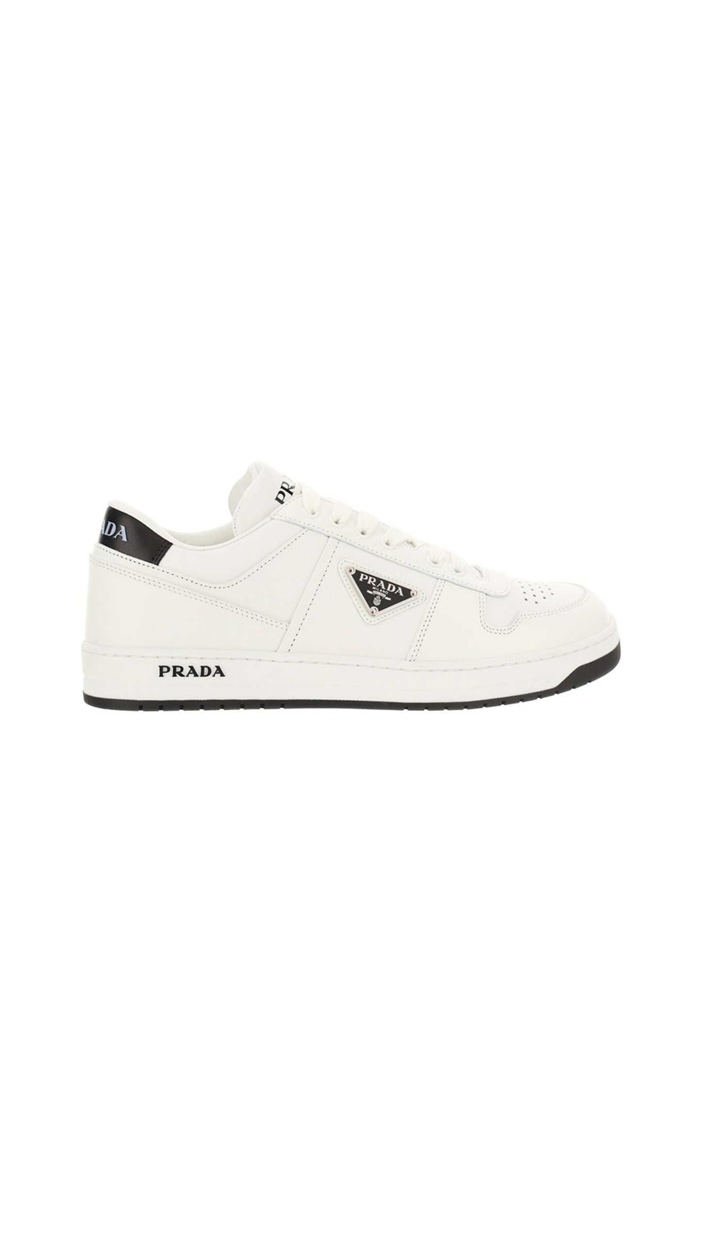 Downtown Leather Sneakers - White