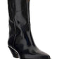 Dahope Leather Western Boots - Black