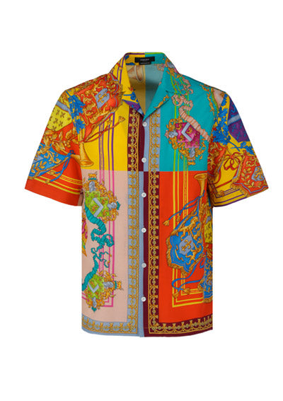 Royal Rebellion Silk Shirt - Multi