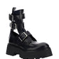 Rave Buckle Boot - Black / Silver