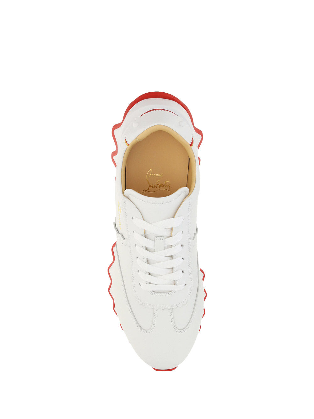 Loubishark Sneakers - White / Red