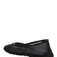 Logo Plaque & Mesh Ballerina - Black