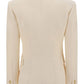 Grain de Poudre Double-Breasted Jacket - White
