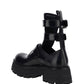 Rave Buckle Boot - Black / Silver