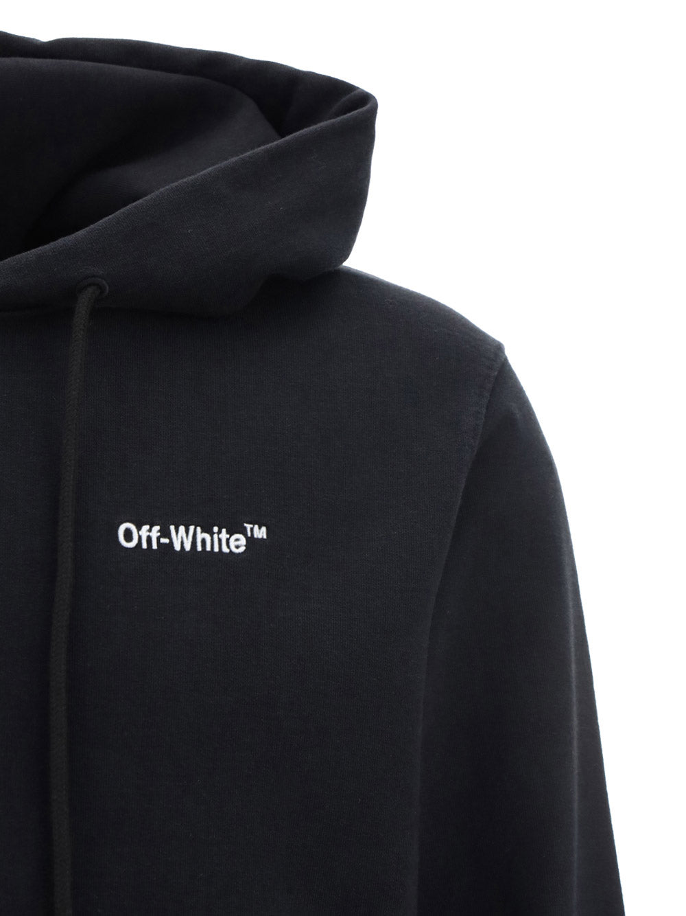 Helvetica Slim Hoodie - Black