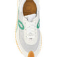 Flow Runner in Technical Mesh and Suede - Green