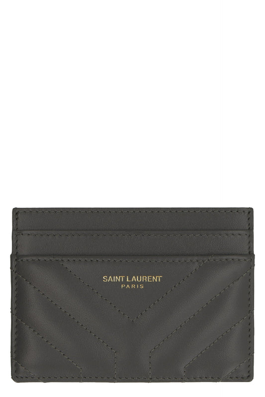 Joan quilted leather card holder