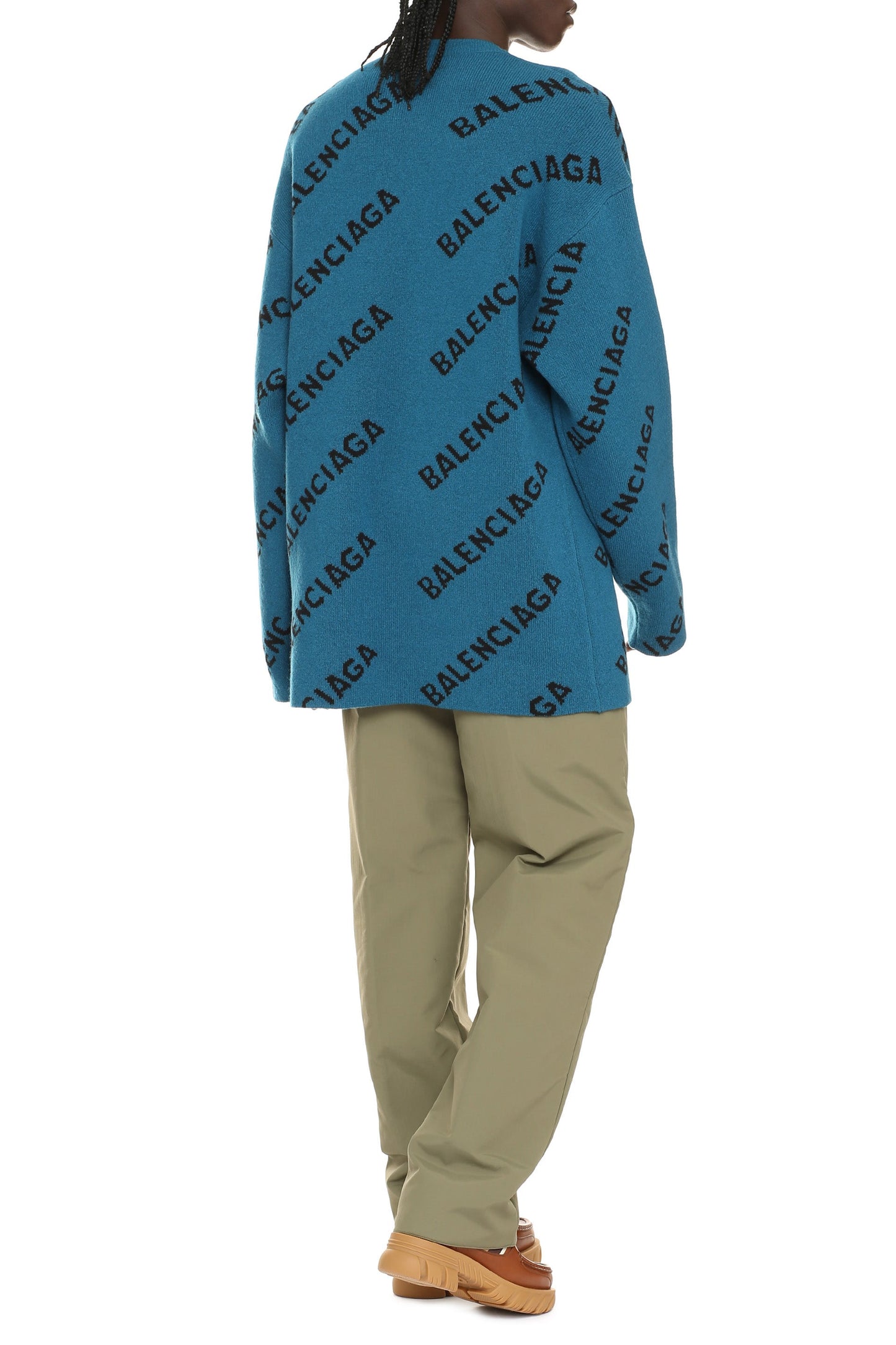 Jacquard crew-neck sweater