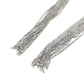 Loulou Earrings With Chain Tassels In Silver Brass - Silver