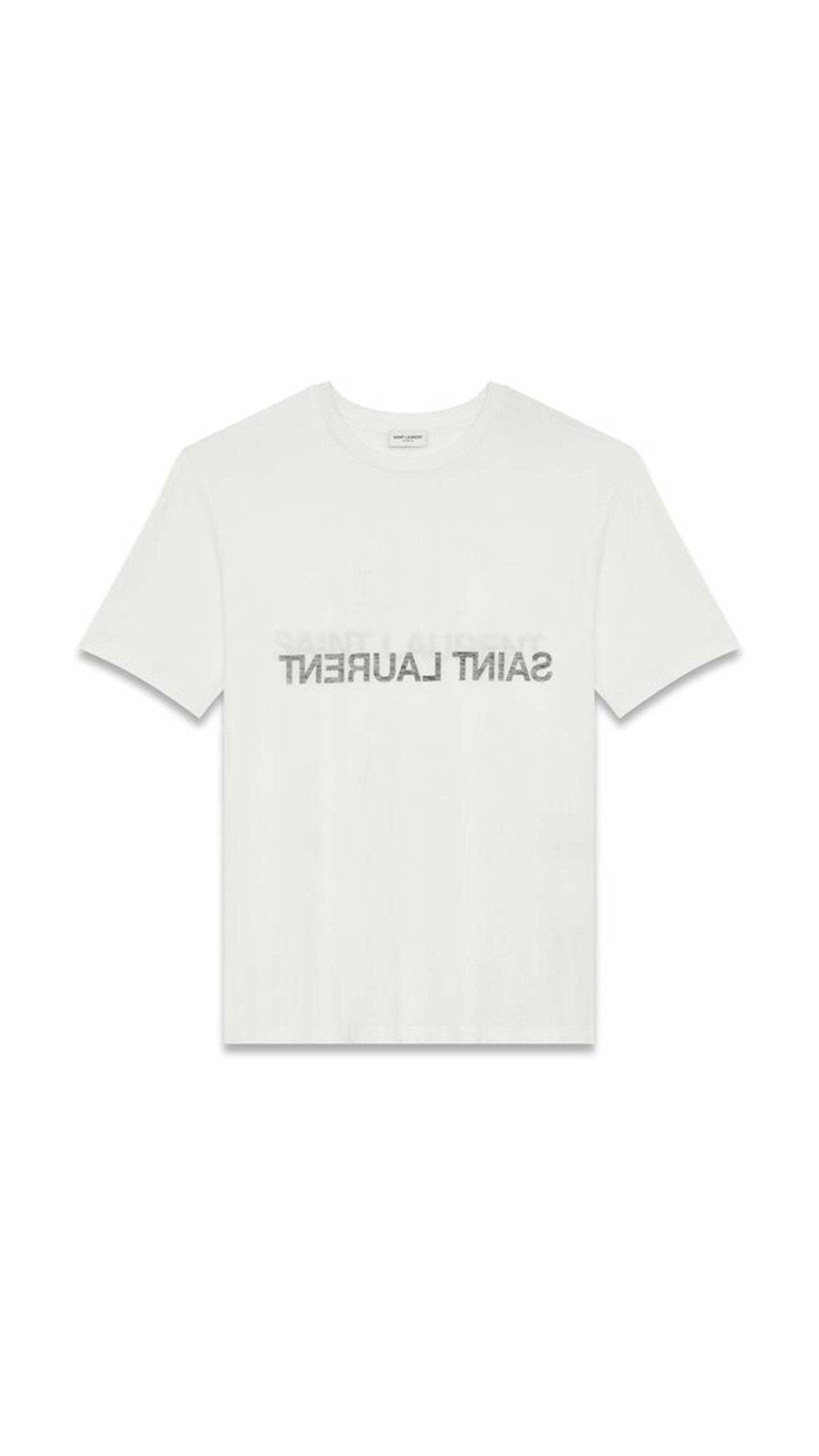 Saint Laurent Reverse T-Shirt - White