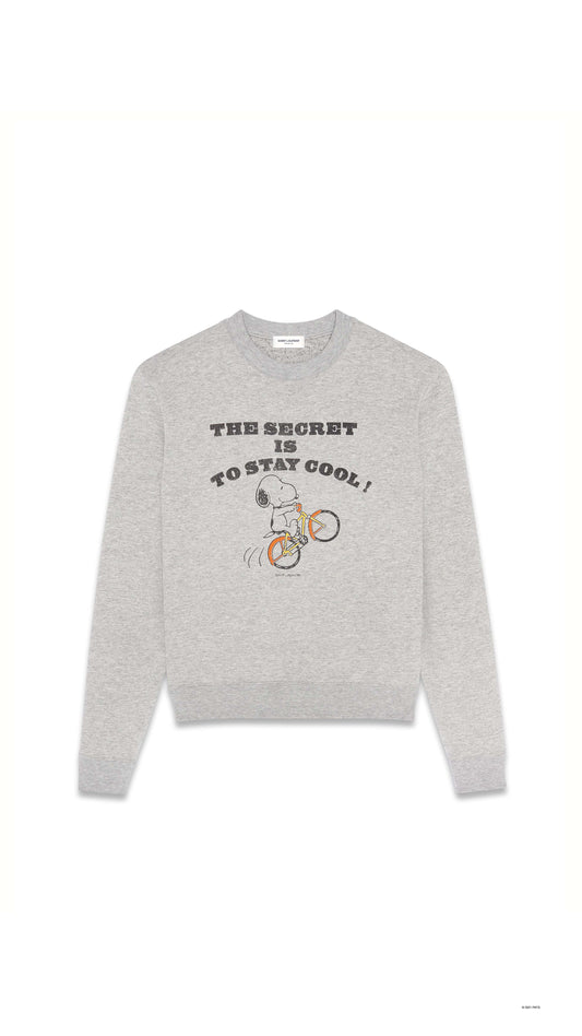 "Saint Laurent Snoopy" Sweatshirt