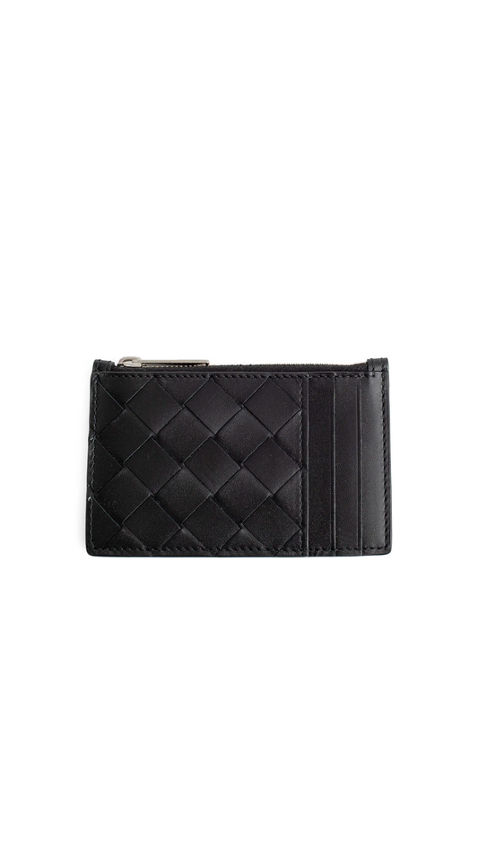 Zipped Card Case - Black