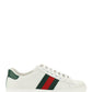 Ace Leather Sneakers - White/Green