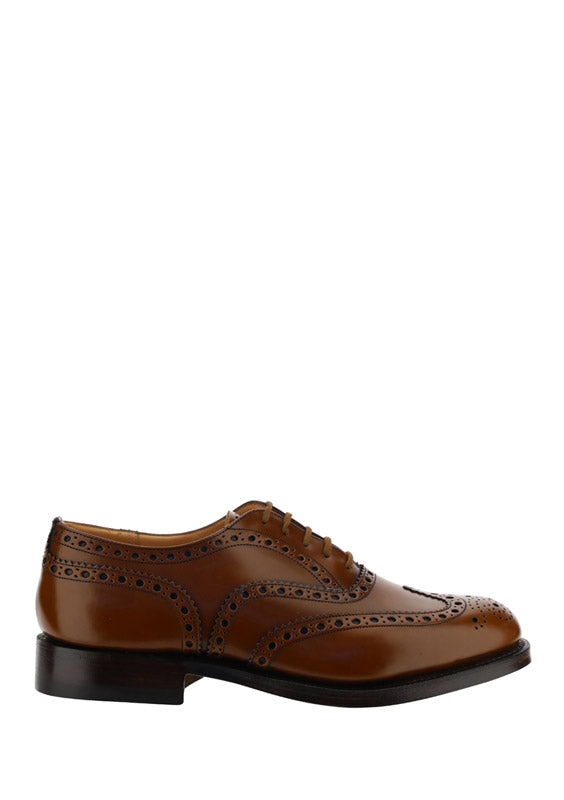 Burwood Polished Binder Oxford Brogue - Sandalwood