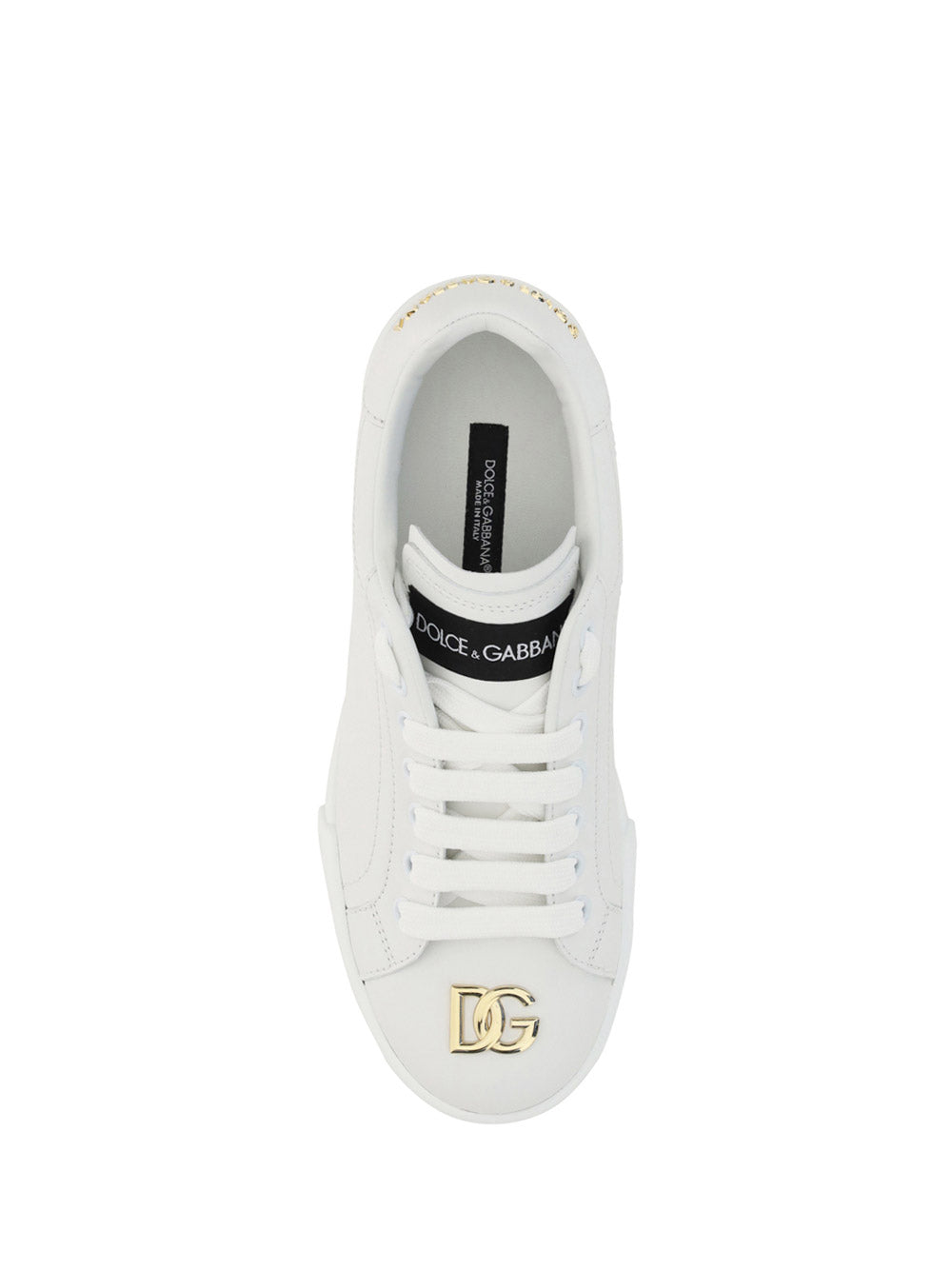 Calfskin Nappa Portofino Sneakers - White
