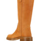Edith Winter Boot In Vegetal Calfskin - Tan