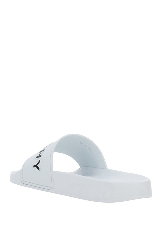 Paris Flat Sandal - White
