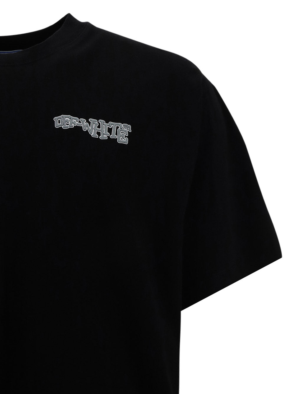 Carlos Logo Print T-Shirt - Black