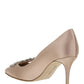 Nadira 70 Pumps - Nude