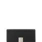 4g Wallet in Box Leather With Chain - Black.